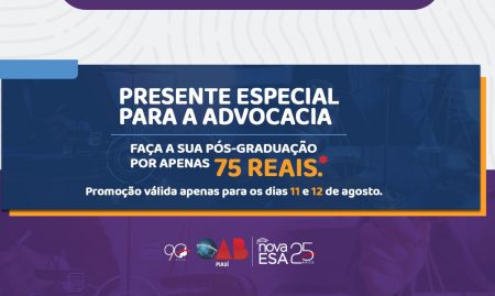ESA Piauí oferta desconto promocional para o dia do advogado