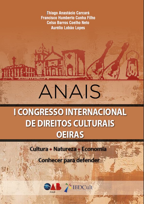 Anais I Congresso Internacional de Direitos Culturais