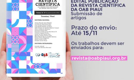 ESA Piauí lança edital de chamada para artigos da Revista Científica 10.2