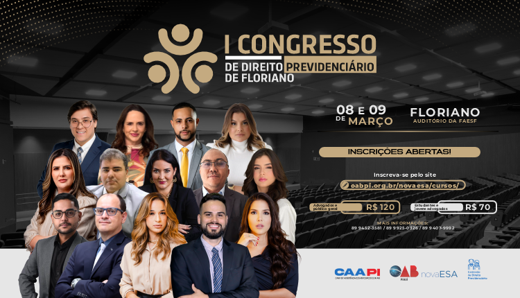 I Congresso de Direito Previdenciário de Floriano: Prepare-se para uma Jornada de Conhecimento